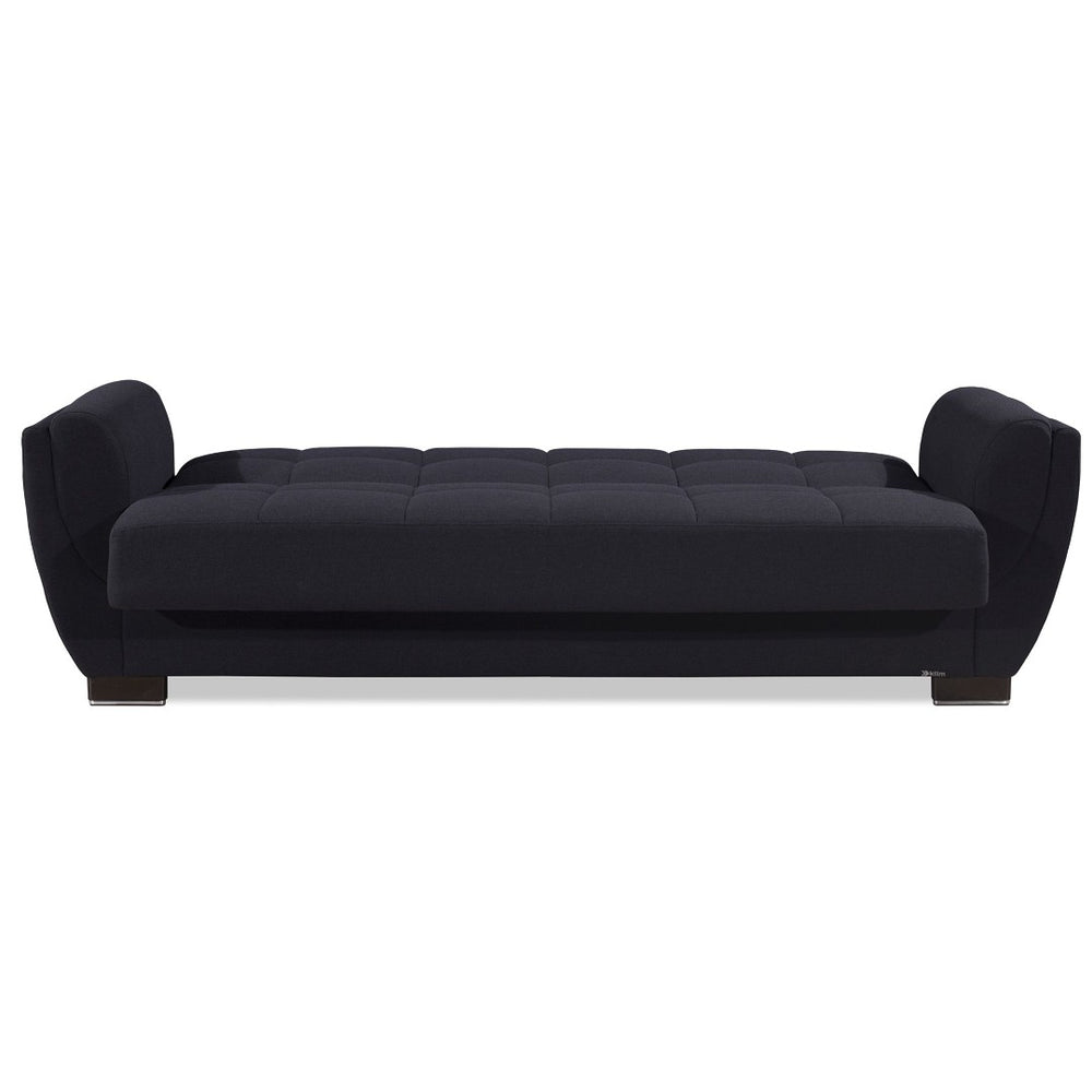 English Elm Primenest Skyhaven Convertible Upholstered Sofabed With Storage For Small Spaces & Guests, Black B030P286504-GIGA