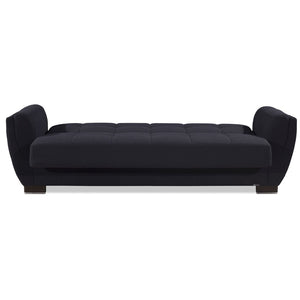 English Elm Primenest Skyhaven Convertible Upholstered Sofabed With Storage For Small Spaces & Guests, Black B030P286504-GIGA