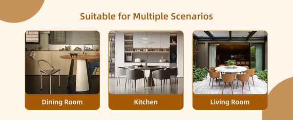 English Elm A set of 4 modern medieval restaurant cushioned side chairs with brown techno-fabric seats & black metal legs, ergonomic comfort and easy assembly (W115149079) W1151P306740