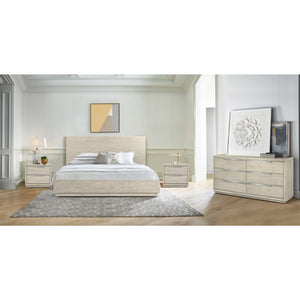English Elm Abbey Solid Oak Two Drawer Nightstand Gray Finish Bedroom Storage Fully Assembled B2736P464853