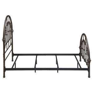 English Elm Juneau Dark Bronze Full Metal Bed Frame - Vintage Victorian Elegance For Timeless Bedroom Style B062P346519