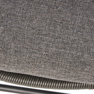 English Elm Christopher Knight Home® - SAN ANTONIO CHAIR Grey Woven Polyethylene Rattan Set of 2 with Water-Resistant Cushions & Steel Frame Modern Design 65039.00GRY