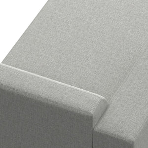 English Elm Rex Left Chaise Sofa Module - Eco-Friendly Pale Grey Fabric, Versatile Design & Ultimate Comfort B136P199241-GIGA