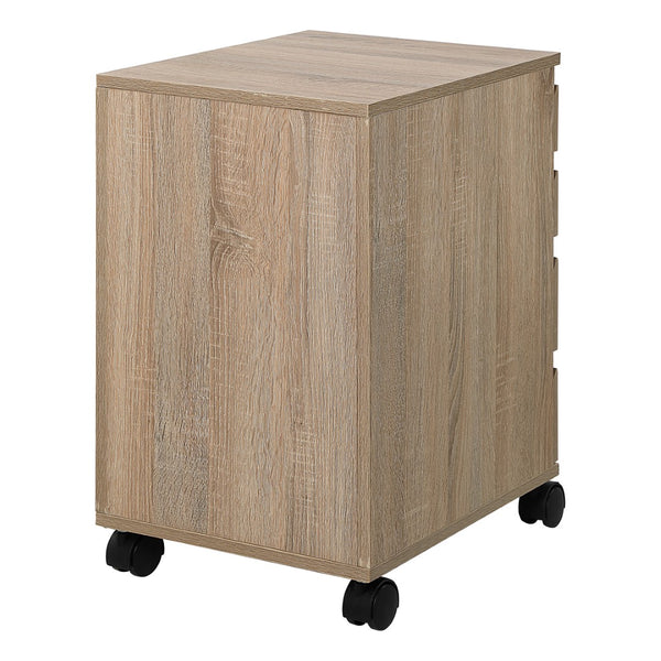 OSP Home Furnishings Holly Mobile Storage Cart River Oak
