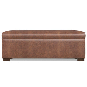 English Elm Gabbie Rectangular Storage Ottoman - Versatile Seating & Stylish Storage For Modern Living Spaces B136P252677