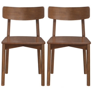 English Elm Ashcroft Furniture - Pierre Walnut Dining Chair (Set Of 2)