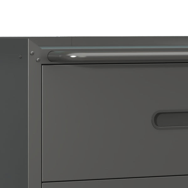 English Elm Heavy-duty Rolling Steel Tool Cabinet 3 Drawer Garage Organizer with Locking Casters T2398P242683