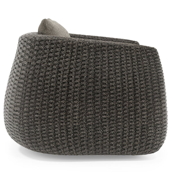 Bernhardt Bernhardt Sarene Outdoor Woven Lounge Chair with Deep Cushions for Modern Patios O4472C