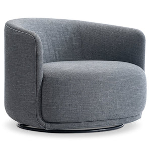 Bernhardt Bernhardt Astrid Swivel Club Chair with Shelter Arms and Tailored Welt Fabric Upholstery L193SO