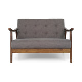 Christopher Knight Home® - Noble House - Hetel Mid-Century Modern Settee