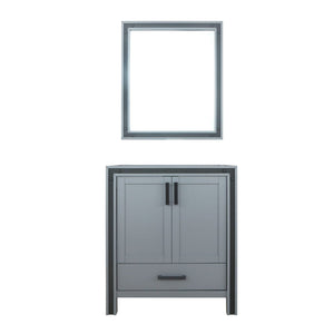 English Elm Dark Grey Bath Vanity Set With 28" Mirror - Modern Style, Easy Installation & Ample Storage Space B2731S00537