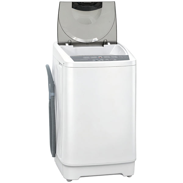 English Elm Compact Automatic Washer with Stainless Steel Tub 8 Programs for Apartments and Rvs T3971P401139