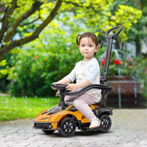 English Elm Aosom Licensed Lamborghini Toddler Ride on Push Car with Horn Storage Steering W2225P217705