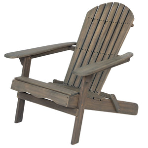 English Elm Christopher Knight Home® - Malibu Adirondack Chair - Foldable Acacia Wood, Rustic Comfort For Patios, Decks & Gardens N770P241668E