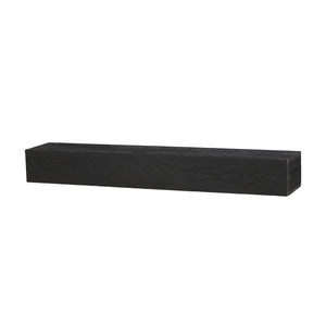 English Elm 48'' Solid Western Red Cedar Floating Mantel Shelf Rustic Farmhouse Wall Display W2640P358910