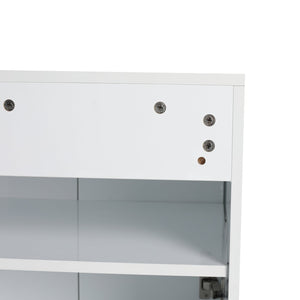English Elm 24" Bathroom Wall Cabinet - Modern Float Mount Design With Soft-Close Doors For Style & Storage W999P312100