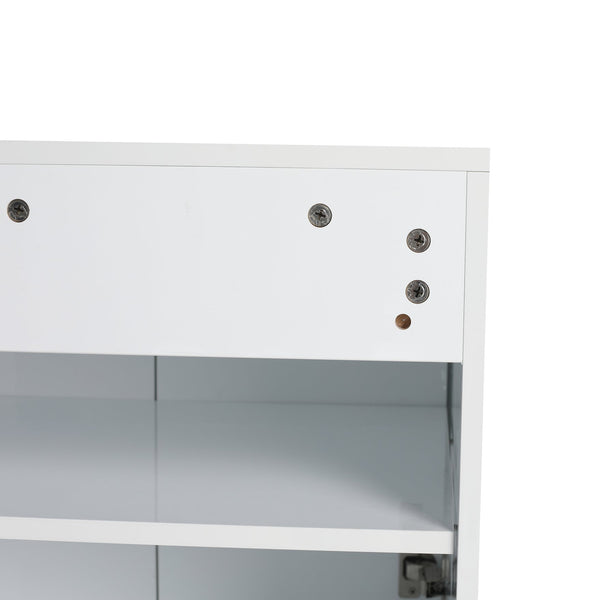 English Elm 24" Bathroom Wall Cabinet - Modern Float Mount Design With Soft-Close Doors For Style & Storage W999P312100