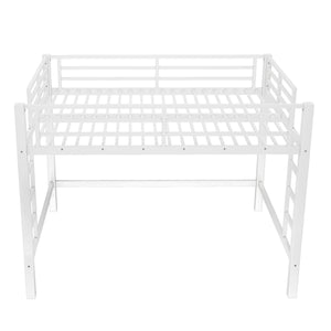 English Elm Twin Xl Solid Pine Loft Bed with Built-in Led Lighting and Storage Shelves W1580S00570