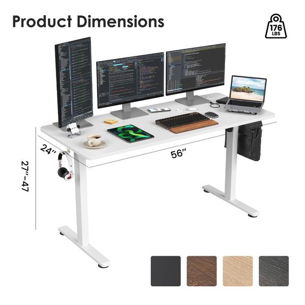 English Elm Stary Electric Standing Desk - Ergonomic Adjustable Height For Home Office & Improved Posture T3623P339397-GIGA