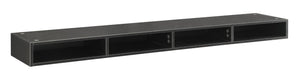 OSP Home Furnishings Napa Horizontal Under Seat Organizer Low Profile Slim Fit for Models 41 42 and 44 NAP-HO-BLK