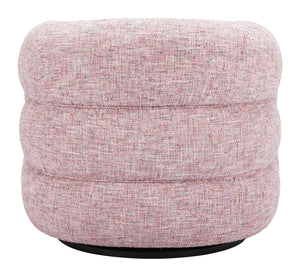 Zuo Modern Refine Swivel Chair - Elegant Pink Tweed Design For Hospitality, Durable Fabric & Modern Style Pink 100% Polyester,Plywood,Steel 110846-zuo-modern