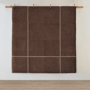 English Elm 7 Piece Micro Corduroy Comforter Set In Brown - Cozy, Chic, And Lodge-Inspired Bedroom Ensemble B035P266665