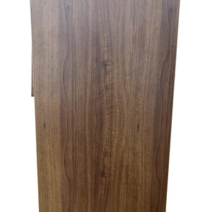 English Elm 57'' Tall Metal 4 Flip Doors Cabinet Walnut - Durable Steel, Space-Saving 4-Tier Storage for Home & Office W3387P363520