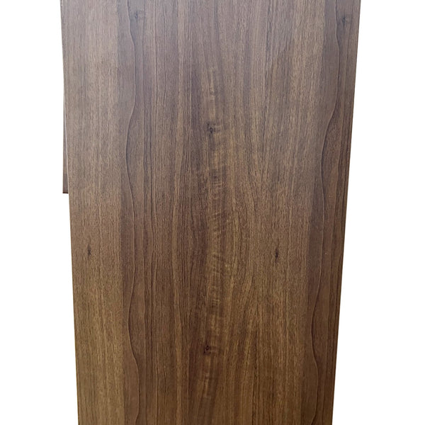 English Elm 57'' Tall Metal 4 Flip Doors Cabinet Walnut - Durable Steel, Space-Saving 4-Tier Storage for Home & Office W3387P363520