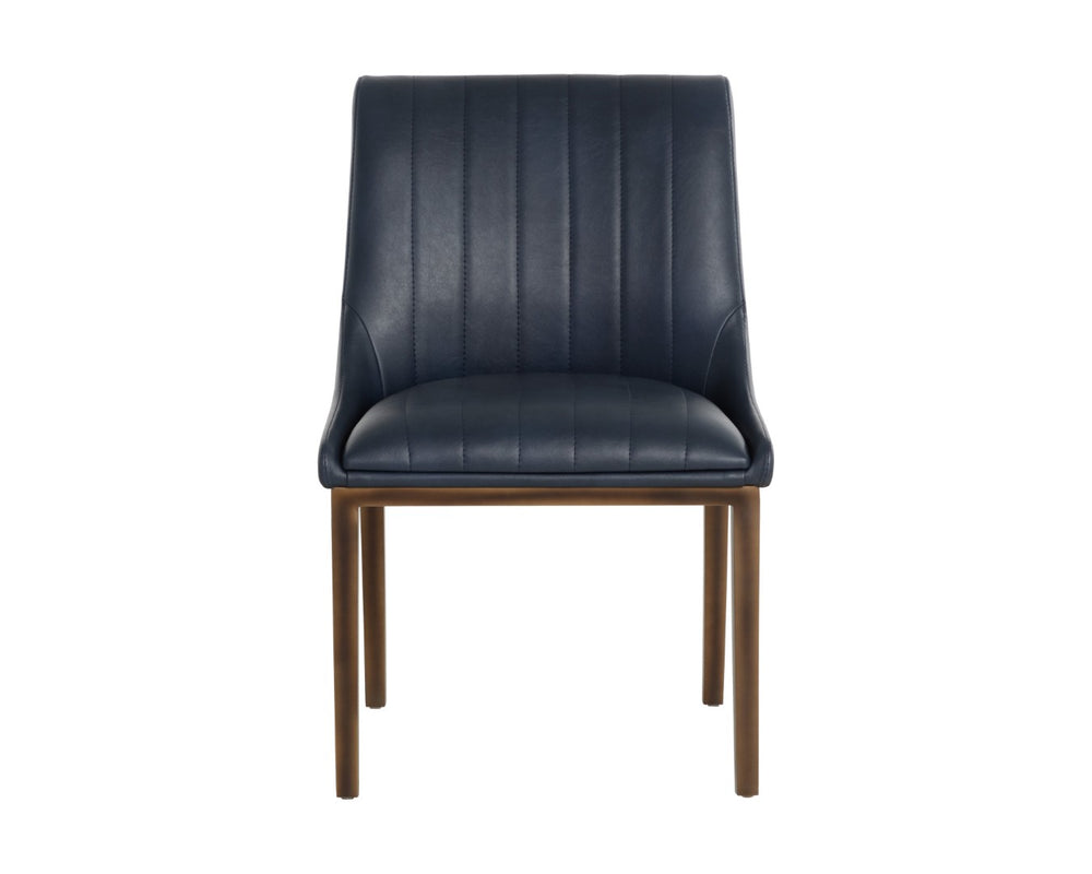 Sunpan HALDEN DINING CHAIR in Bravo Admiral - Sleek Mid-Century Modern Design with Comfort & Style 112218