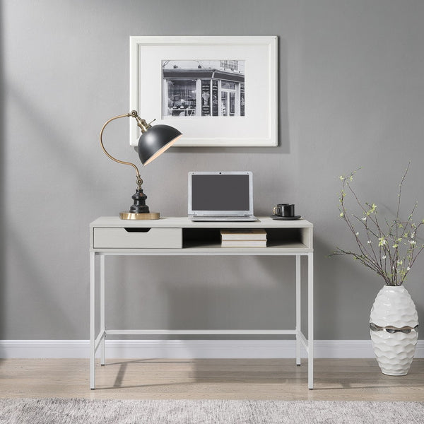 OSP Home Furnishings Contempo 40" Desk White Oak