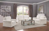 OSP Home Furnishings Ashton Loveseat Ivory