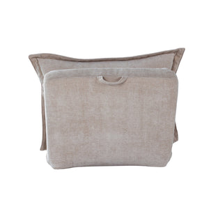English Elm Convertible Floor Sofa Bed: Stylish, Space-Saving Chair With Adjustable Backrest & Soft Pillows W3422P364822