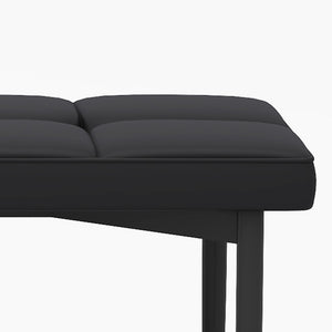 English Elm Table Modern Black Marble Pattern Dining Set - 6-Piece With Pu Chairs & Bench For Elegant Dining W1151S03579-GIGA