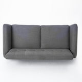 Christopher Knight Home® - Noble House - Josephine Mid-Century Modern Tufted Fabric Upholstered Sofa