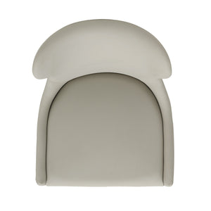 English Elm Blair Stone Gray Leatherette Barstool With Beech Wood Legs - Elegant Comfort For Any Space B365P398063