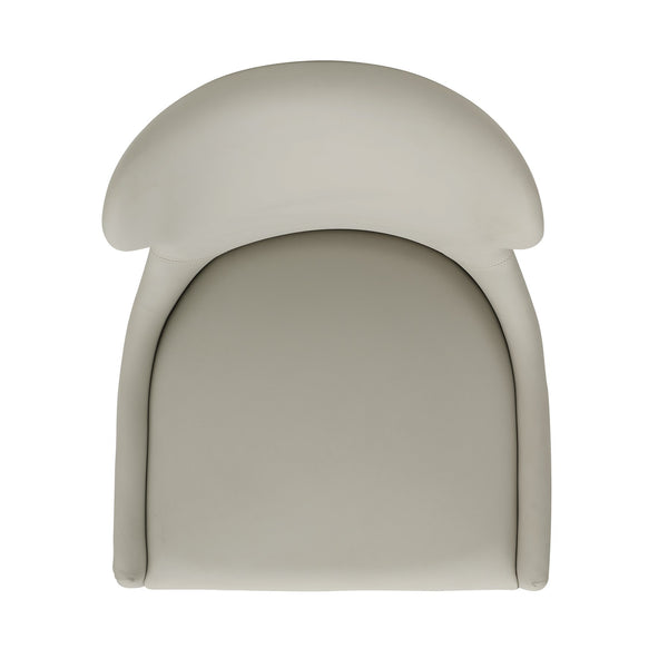 English Elm Blair Stone Gray Leatherette Barstool With Beech Wood Legs - Elegant Comfort For Any Space B365P398063