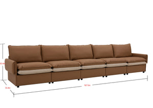 English Elm Modern Oversized Accent Chair – Versatile Single Sofa Lounge For Living Room & Bedroom Comfort W2997P294037