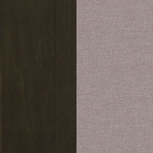 English Elm 2pc Transitional Dining Chair Set with Curved Wood Frame and Padded Upholstered Back for Comfort and Style Brown,Espresso,taupe 40.36 L x 13.39 W x 18.9 H B011P302814