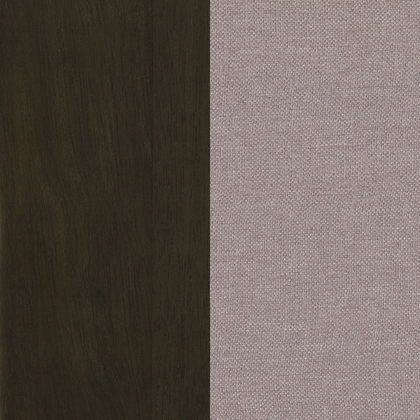 English Elm 2pc Transitional Dining Chair Set with Curved Wood Frame and Padded Upholstered Back for Comfort and Style Brown,Espresso,taupe 40.36 L x 13.39 W x 18.9 H B011P302814