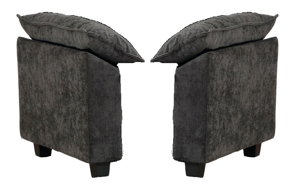 English Elm Cloud Modular Sectional Armrest Unit Chenille Upholstered Cozy Living Room Lounge Piece W1143P378696