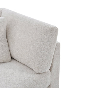 English Elm Christopher Knight Home® - 83.50" Modern Flared Arms Sofa with Chenille Upholstery, High-Density Cushions and Sturdy Legs Beige N771P345835M