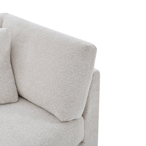 English Elm Christopher Knight Home® - 83.50" Modern Flared Arms Sofa with Chenille Upholstery, High-Density Cushions and Sturdy Legs Beige N771P345835M