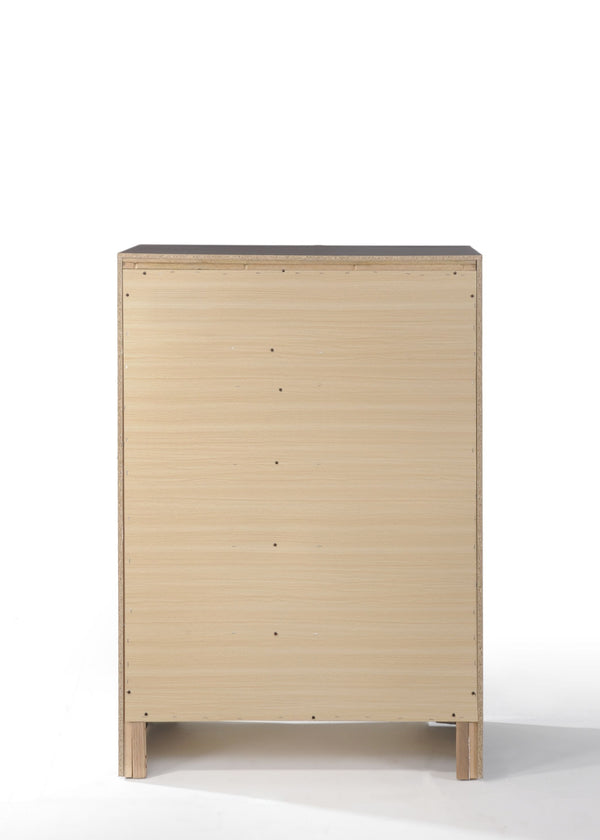 English Elm Naima Modern Textured Finish Dresser with Felt-Lined Jewelry Drawer, Silver Pulls, Smooth Glide Black 57 L x 20 W x 37 H B2726P261246