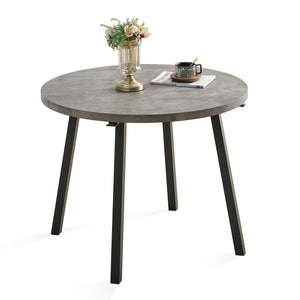 English Elm Table Top Only !!! Grey Round Dining Table