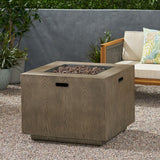 Christopher Knight Home® - Noble House - Wellington Outdoor 33-Inch Square Fire Pit