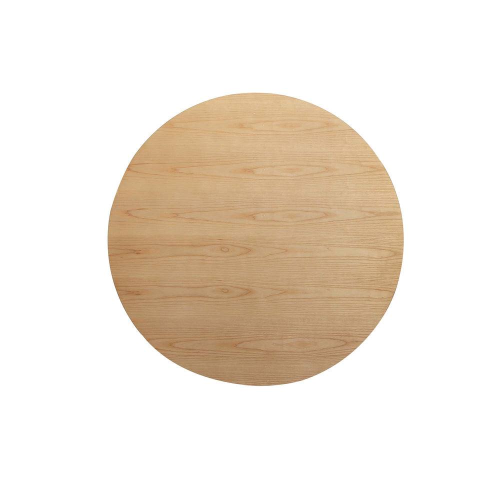 English Elm Hathaway 47" Round Dining Table - Elegant Natural Solid Wood For Cozy Spaces & Modern Aesthetic B365S00095