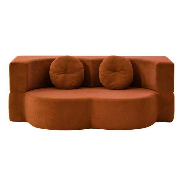 English Elm 2-In-1 Convertible Modular Sofa Bed With Memory Foam - No Assembly, Space-Saving Comfort For Any Room P2 W3653P355636-GIGA