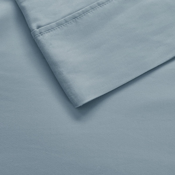 English Elm 4-piece King Sateen Cotton Blend Sheet Set with Heiq Temperature Regulating Technology B035P437438