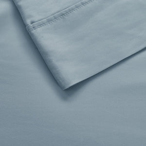 English Elm 4-piece Cal King Sateen Cotton Blend Sheet Set with Smart Temperature Regulation B035P437439