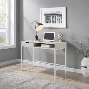OSP Home Furnishings Contempo 40" Desk White Oak